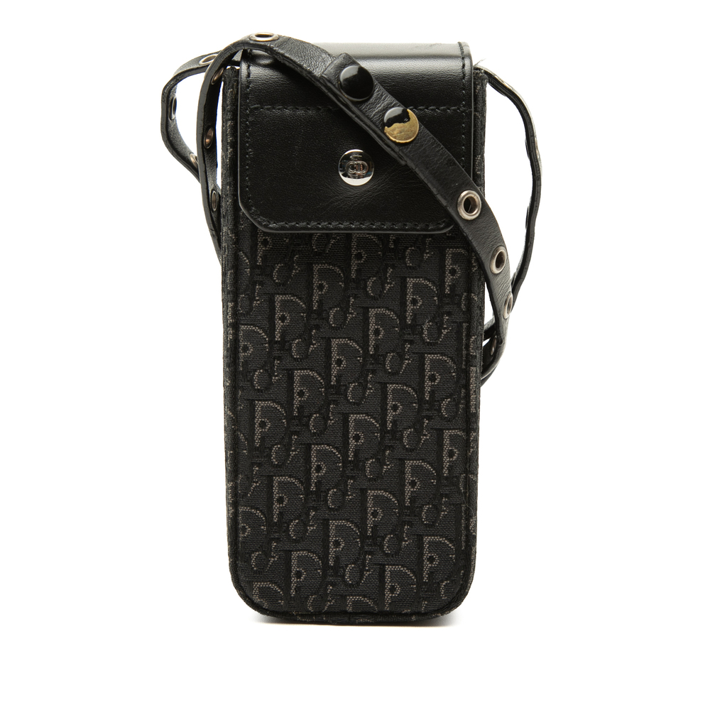 Pre-Loved Dior Diorissimo Trotter Canvas Phone Pouch